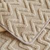 Winter Plush Sofa Covers Wavy Stripes Jacquard Sofa Mat Towel Thicken Warm Anti-slip Sofa Protector for Living Room Home Decor