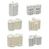 ABS Architectural Building Miniature Model 1:800 Scale Unpainted Apartment Model for Railway Train Layouts, and Sand Table Display