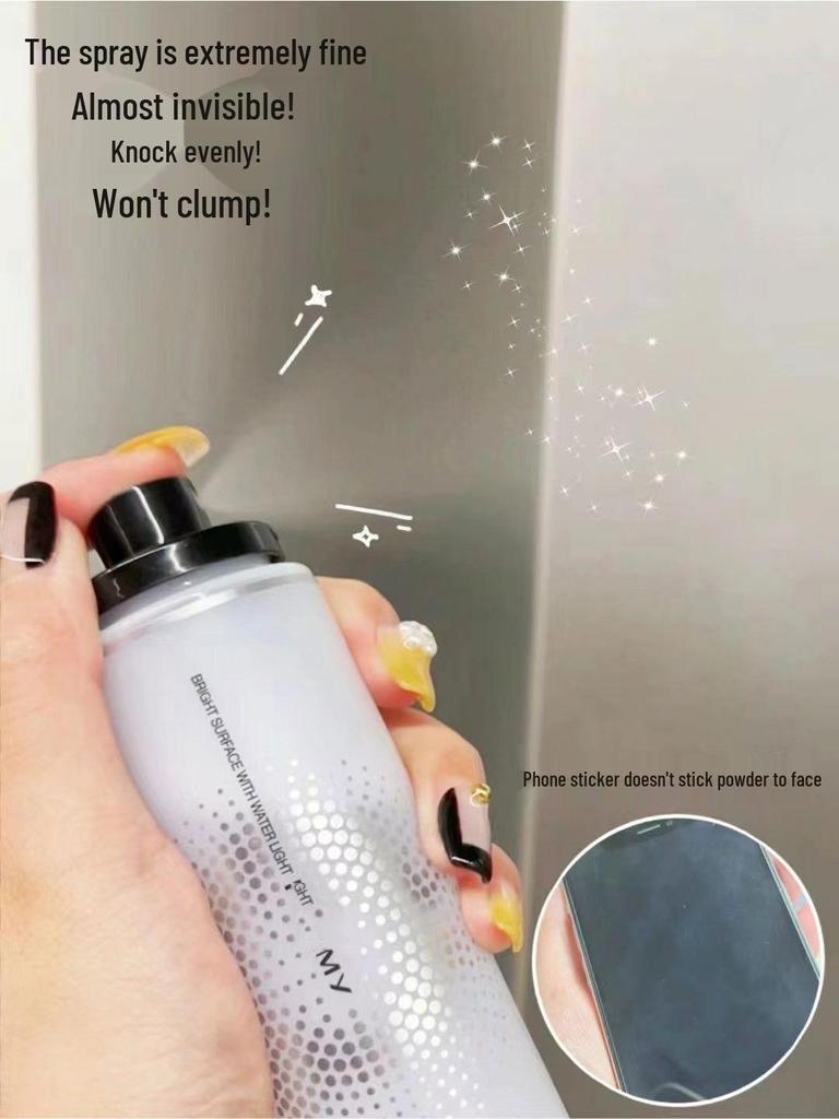 100ml Long-Lasting Hydrating & Oil-Control Setting Spray: Moisturizes, Refreshes, Quick-Drying, No Smudge, Portable for Dry & Oily Skin