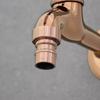 Rose gold garden hose tap COPPER long