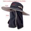 Breathable Beach Cap Face Neck Protection Sunscreen Hat New Bucket Hat  Women