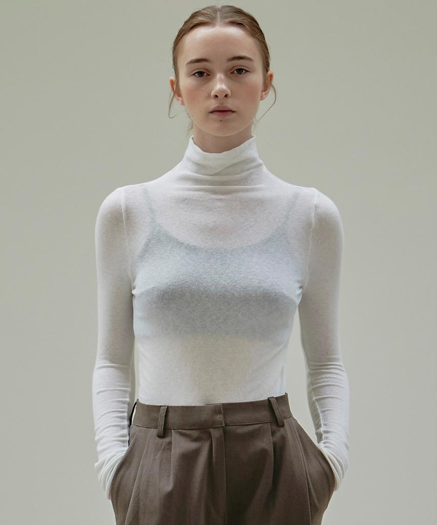 Nigaennikol [Essential] Turtleneck Slim Knit Top_5 Color (A Type)