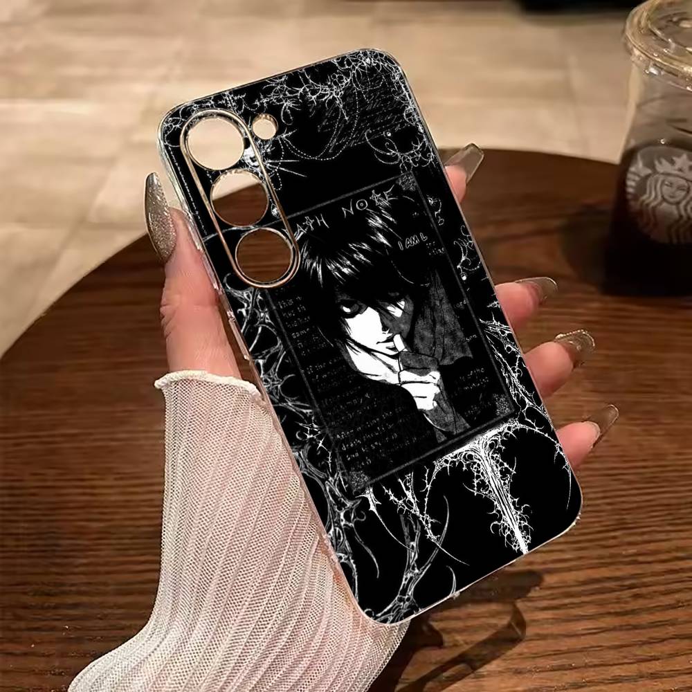 D-Death- Note-  Classic Anime Clear Soft Silicone Phone Case for Samsung Galaxy A71, A70, A52, A51, A40, A30