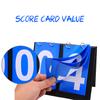 Sports Scoreboard Table Top Flip Score Count Board for Basketball Volleyball Football