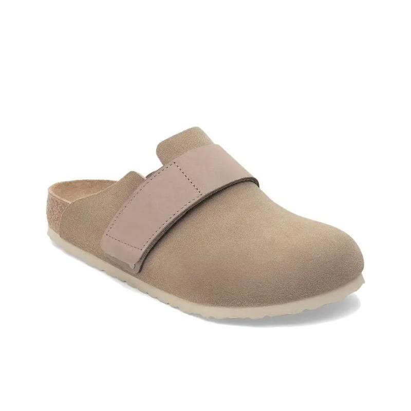 Birkenstock Roma Unisex Minimalist Comfort EVA Wear-Resistant Closed Toe Clogs Taupe Regular Wide Fit 1030751 39