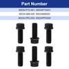 6Pcs Transmission Clutch Pressure Plate Bolt for Honda Accord 90034-P10-A01 | 12-Point Flange Blots Fits Acura ILX TSX D B F K H 90034-689-000