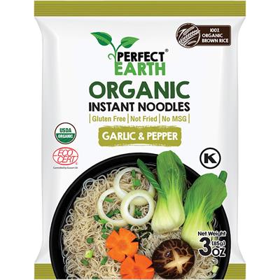 Knoblauch&Pfeffer Suppe Instant-Nudeln bio 85g - perfect earth
