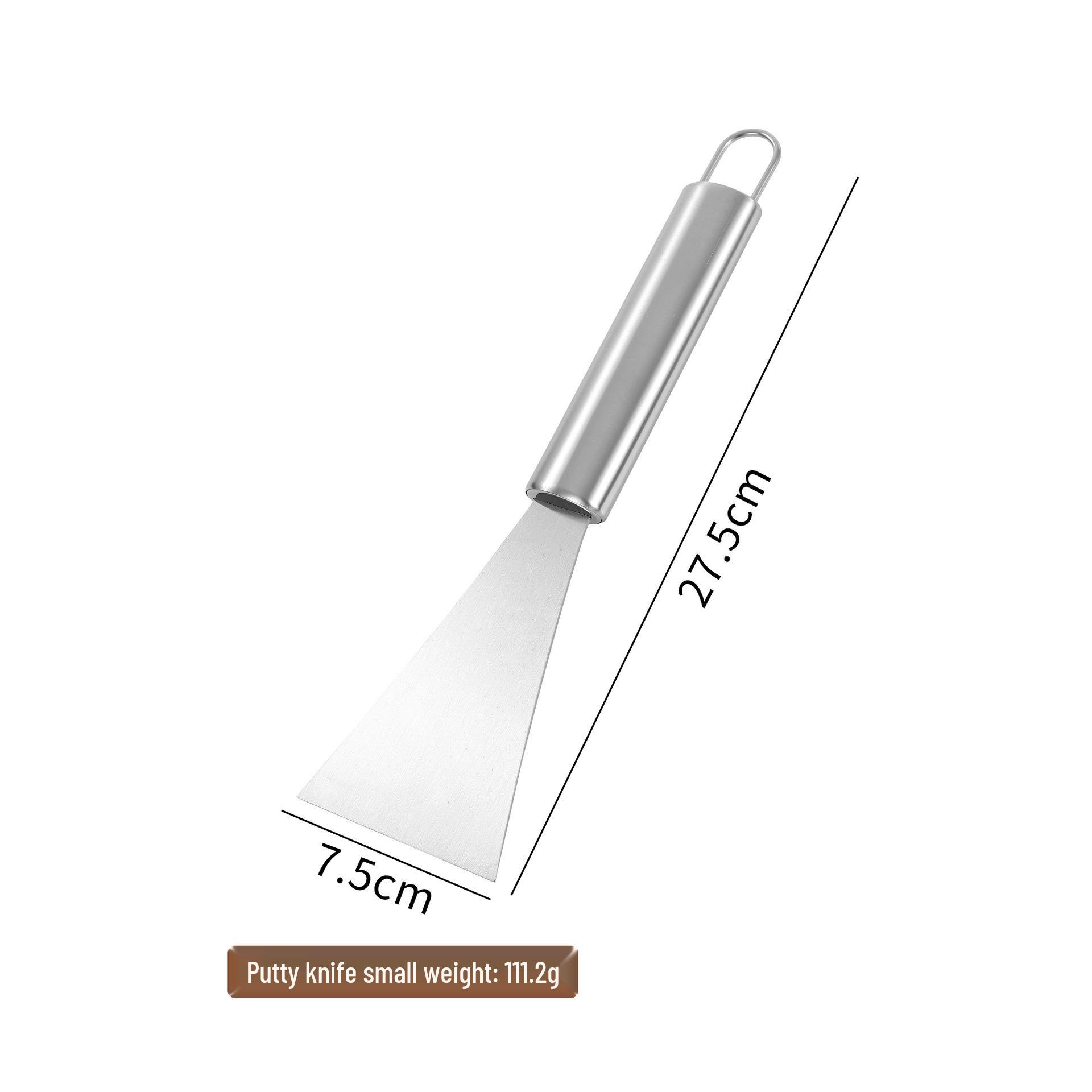 

Stainless Steel Multi-functional Cleaning Scraper for Pots, Range Hoods, Teppanyaki, and Mortar Stains