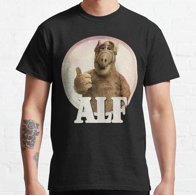 Copia de Camisetas Gráficas de Dibujos Animados de los 80 ALF Estilo Retro de los 90 Personaje Alienígena Programa de TV Camiseta Unisex Adulto todas las tallas S-6XL
