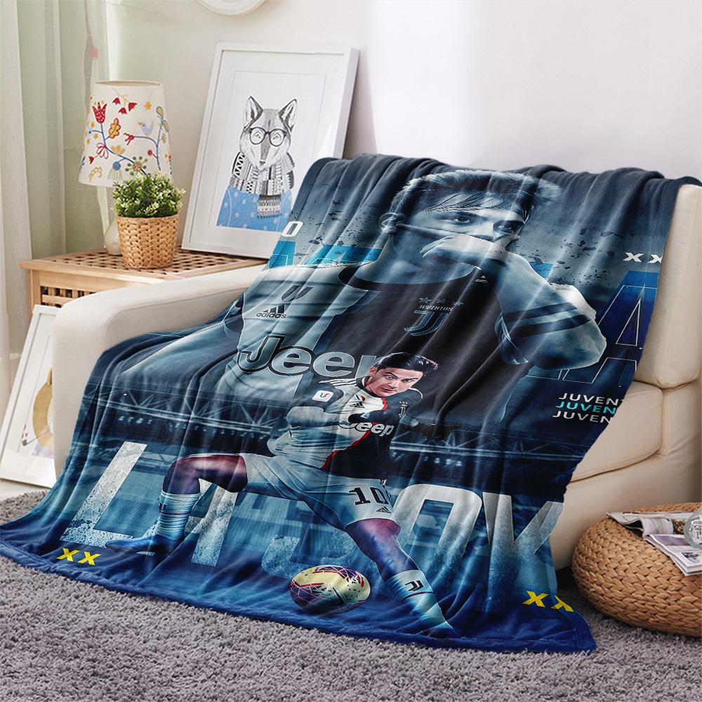 Juventus FC team Print FlAannel Blanket, High quality Comfortable for All Seasons, Home Decor, Warmth and Comfort