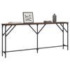 VidaXL Console Table Brown Oak 180x23x75 Cm Engineered Wood 837771
