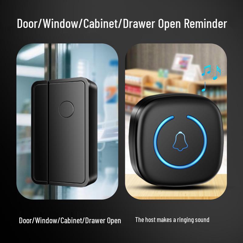 Wireless Multi-Functional Door & Window Alarm with Remote Control – Home Anti-Theft Magnetic Sensor
