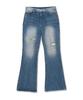 JUAN HOMME Flare Fit Denim Pants (Blue)