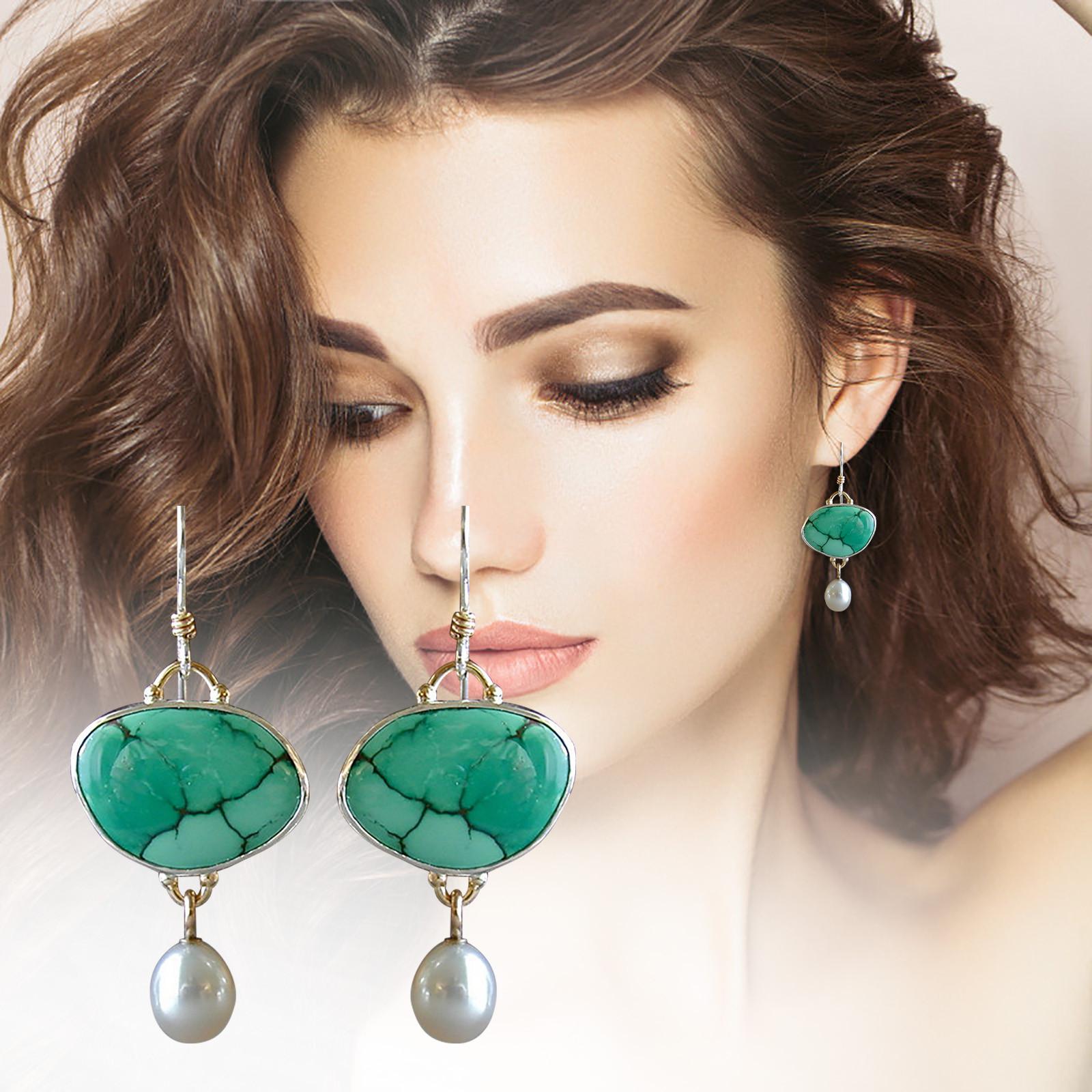 

Мода Капля Серьги Дамы Жемчужные Серьги Серьги Ювелирные изделия 1 Пара/ комплект