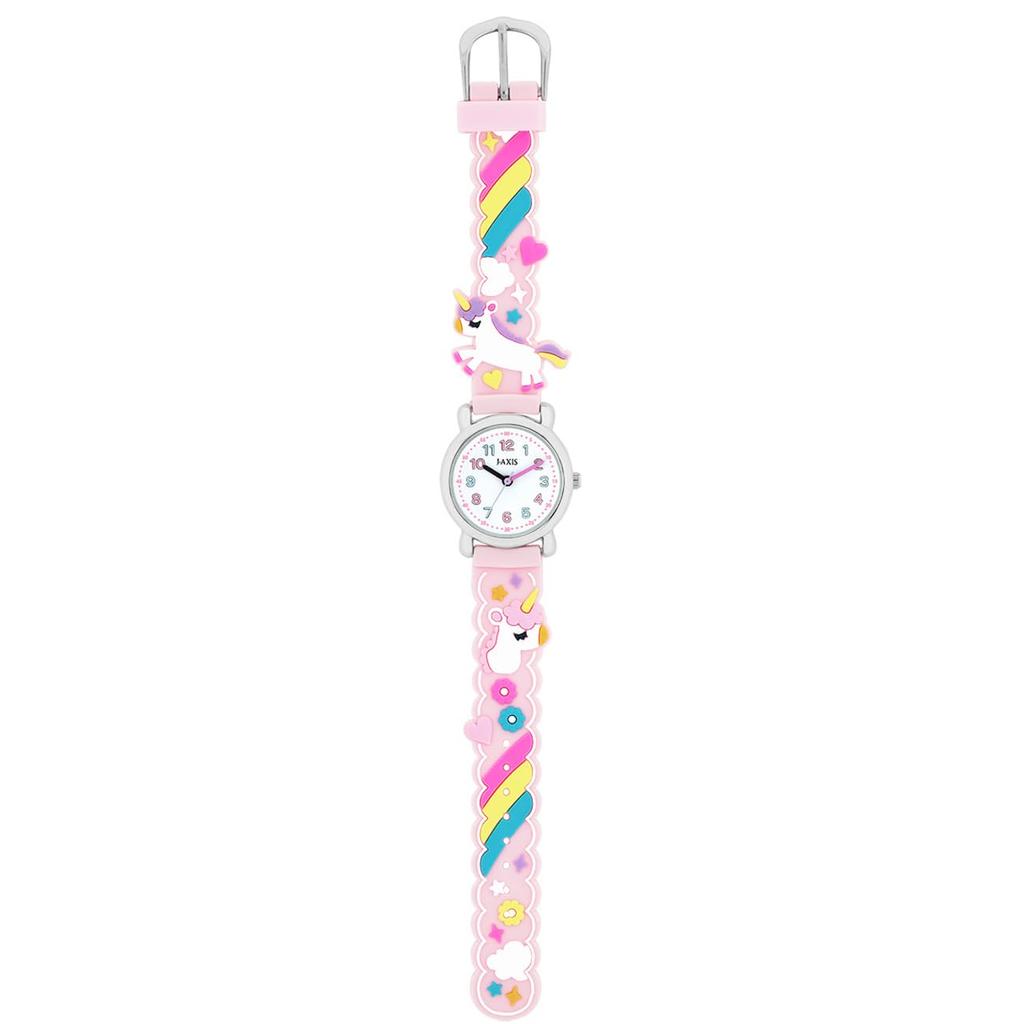Sunflame J-Axis 3D Watch, Unicorn TCL76, Women's, Pink
