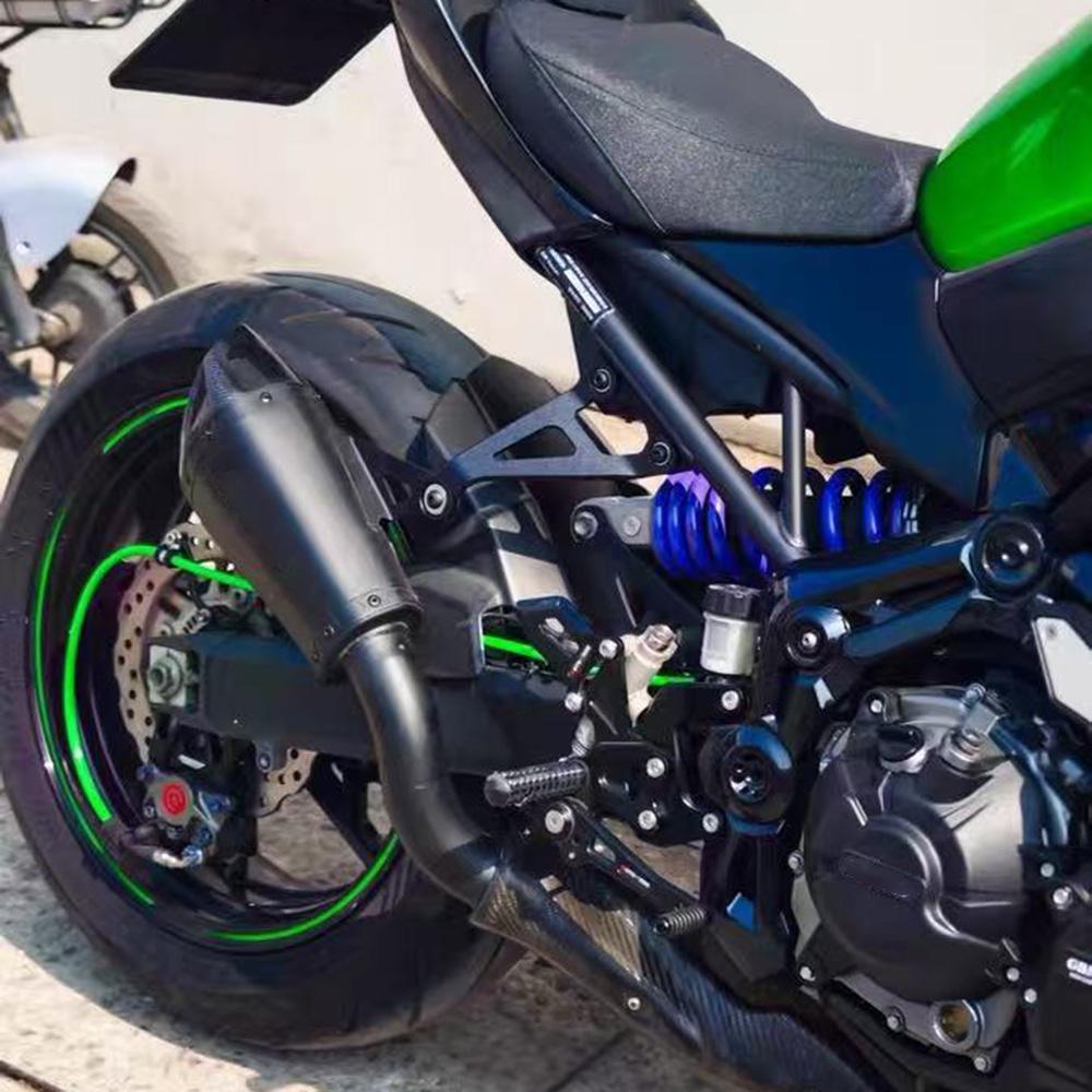 Motorcycle Accessories Aluminum Exhaust Hanger For Kawasaki Z900 ZR900 SE 2019-2024