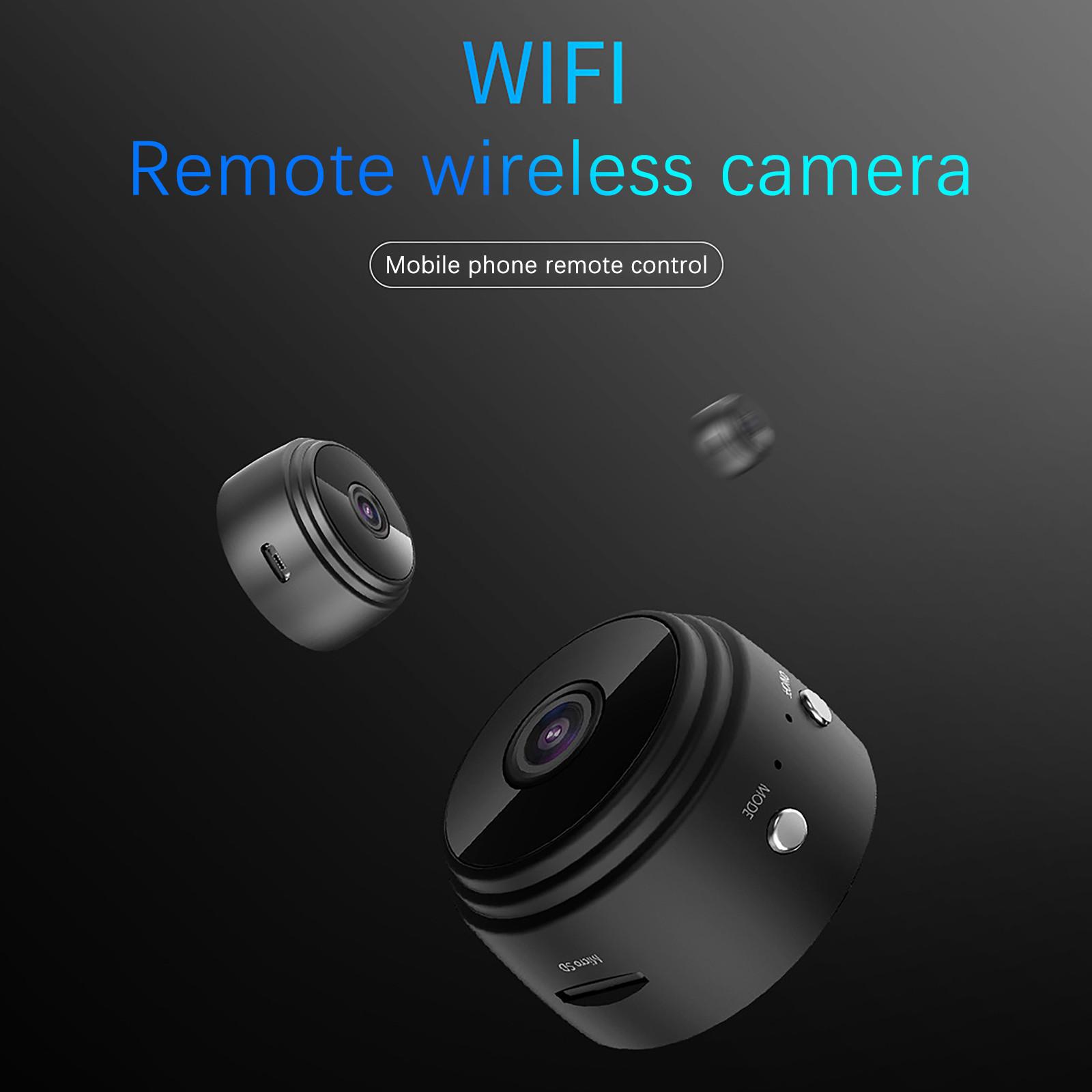 

Міні-камера HD 1080P Бездротова камера безпеки Wi-Fi Night Motion білий