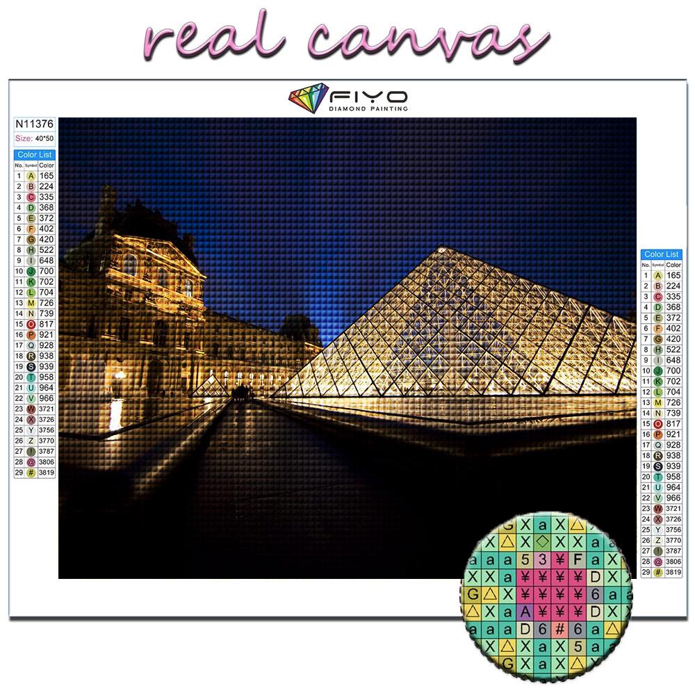 Full 5D Diy Diamond Painting Louvre Museum 5D Diamond Painting