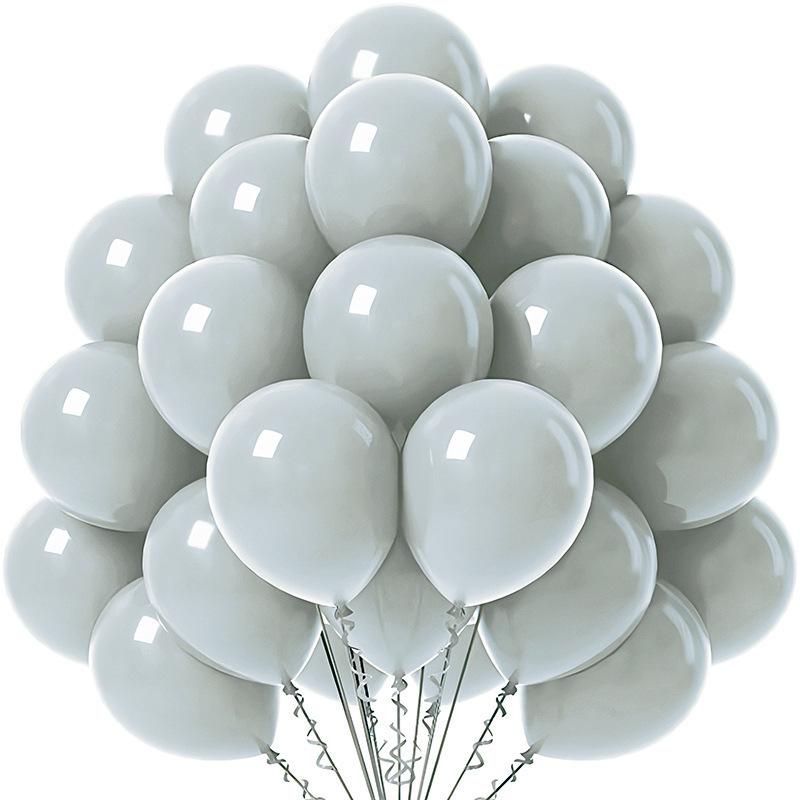 20-Pack 10-Inch Solid Color Balloons for Birthday, Wedding, or Event Decoration