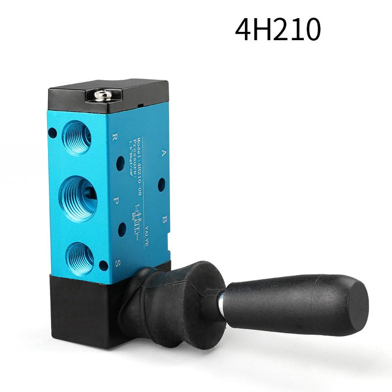 Pneumatic Switch Manual Valve Hand Wrench Valve 4H210 4H310 Hand Wrench Control Pneumatic Control Valve 5/2 Way