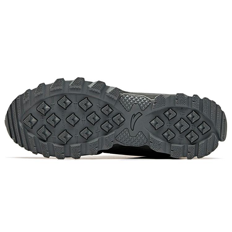 New Anta Anti Slip And Wear Resistant Height Increasing Warm High Top Sports Casual Shoes Black 11948960-1