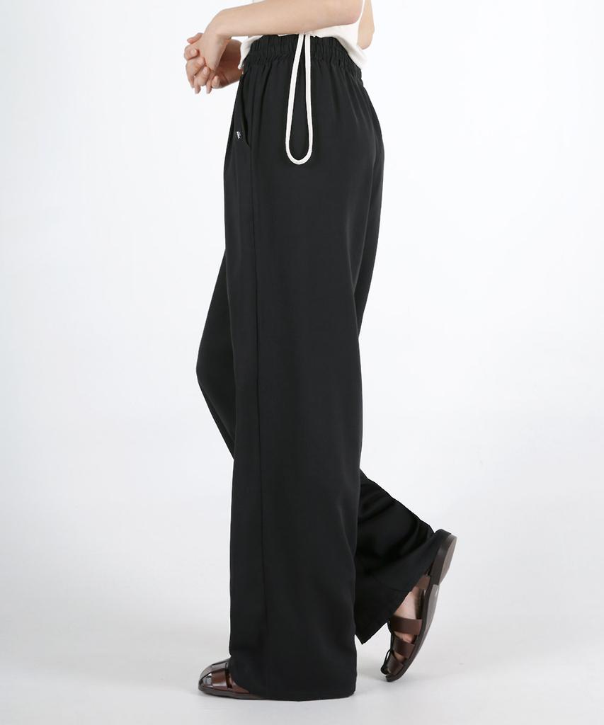 UMM Women'S Cool Touch Double-Pleated Wide Elastic Waist Pants 4 Colors