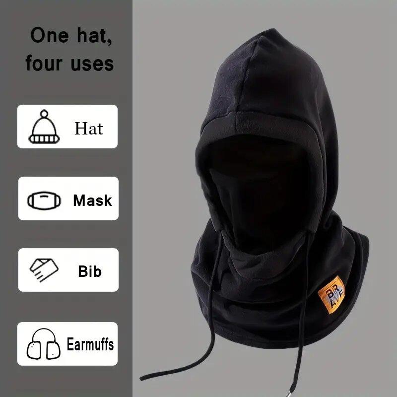 Winter Cycling Face Mask Neck Warmer Full Face Windproof Thermal Hat Motorcycle Scooter Cold Protection Headwear
