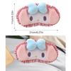 GHDVOP My Melody Eye Mask, a Fun, Anime-themed Sleep Mask Featuring a Cute, Fluffy Character. It Provides a Restful, Comfortable Sleep, Blocks Out Lig