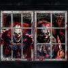 Halloween 2-pack Door And Window Curtain Background Hanging Cloth Horror Ghosts Outdoor Decoration Scene Hanging Cloth