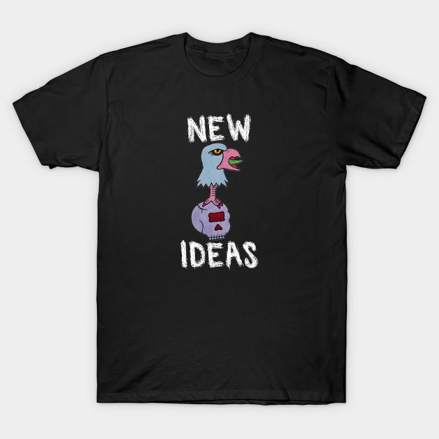 Men Black Print T-shirt The One Legged Eagle On The One Eyed Skull No-Cut Transfer Paper Print Cotton Tshirt S чёрный