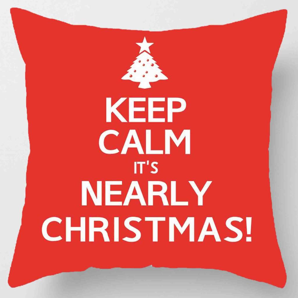 Christmas cushion set 45* 45cm pillowcase Christmas ornaments suitable for home Navidad Noel Christmas gifts Christmas ornaments