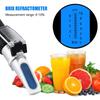 Handheld Brix Refractometer 0-10% With ATC Automatic Temperature Compensation For Fruit Juice Wine Beer Sugar Tester Tool