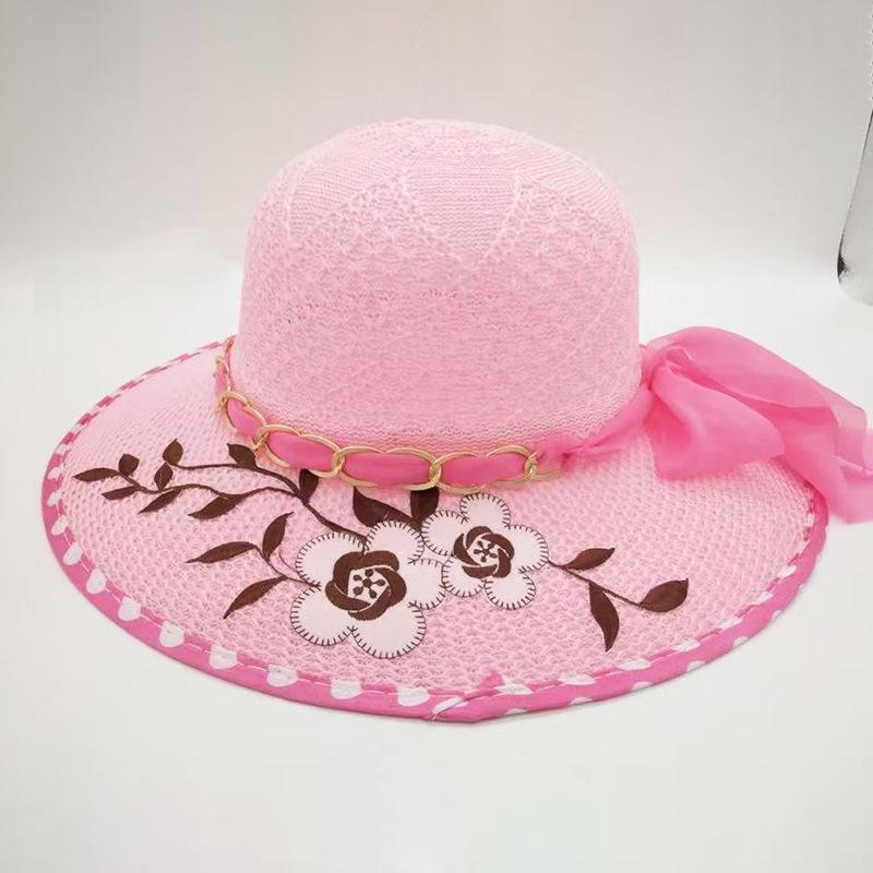 2023 Women's Foldable Wide Brim Summer Sun Hat – Stylish UV Protection