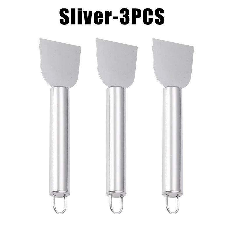 Stainless Steel Multi-Purpose Scraper Spatula - For Tile, Floor, Glass Deglue & Kitchen Refrigerator Cleaning Tools