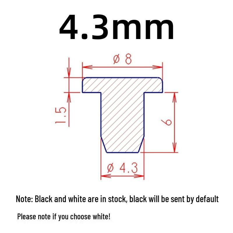 T-Shaped High Temp Silicone Stopper for Sandblasting, Electroplating, Baking, Anodizing, and More