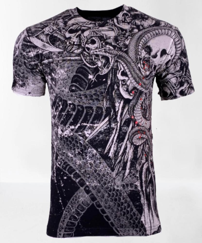 

Футболка унисекс Xtreme Couture Affliction Ashes Dust с черным черепом