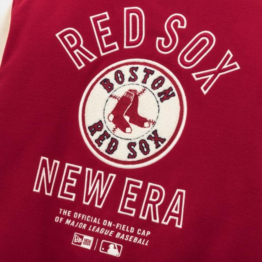New Era Kids Mlb Boston Red Sox Patched Varsity Jacket Red 14856281