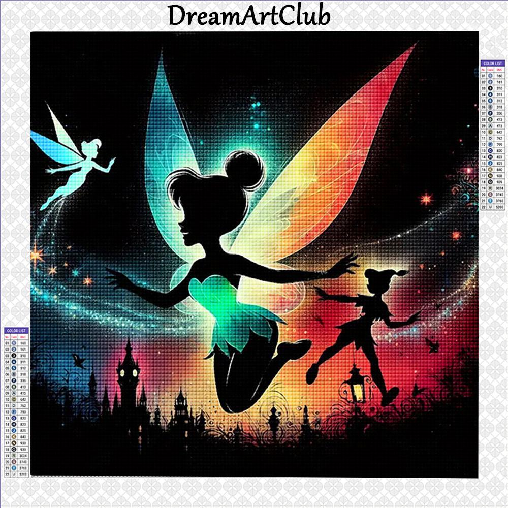 Disney Diamond Painting Princess Silhouette Diamond Embroidery Cartoon Mosaic Art Picture Cross Stitch Kits Home Decor