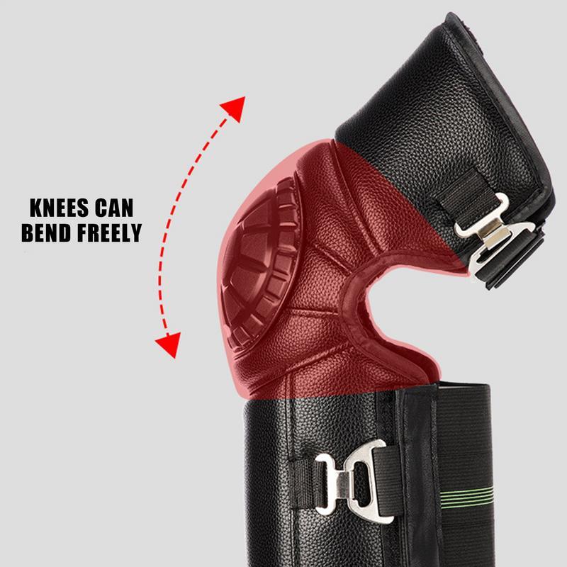 Winter Electric Motorcycle Knee Guards Riding Waterproof Cold Collision Resistant Warm PU Windproof Thickened Leg and Knee Guard