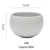 Shangqi Ceramic Latte Art Coffee Cup with Saucer