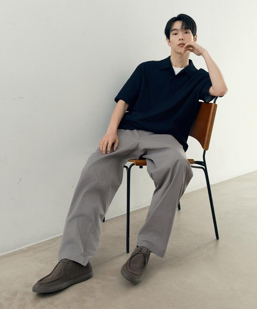 MINDBRIDGE [Cool] Wide Cool Chino String Full Elastic Waist Pants - 2 Colors