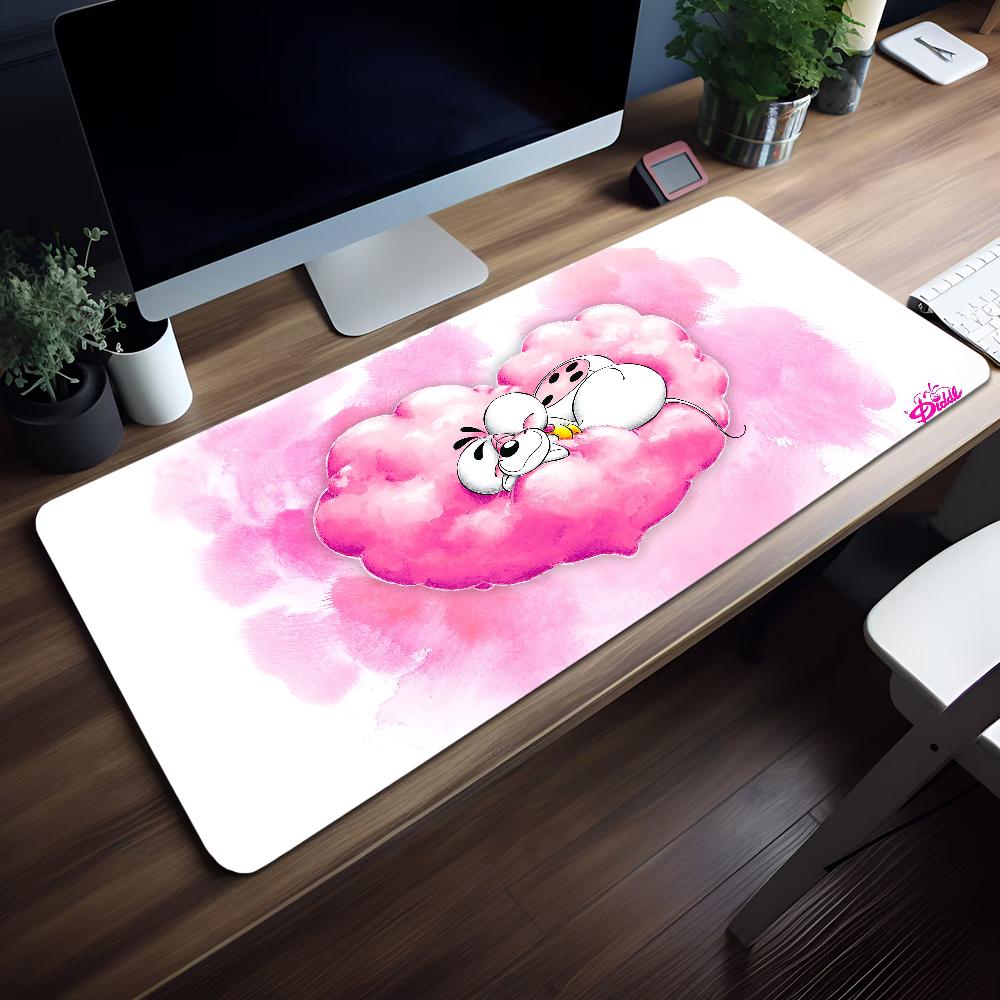 Cute DDiddl Cartoon Kawaii Mouse Pad NonSlip Thickened Mousepad Large Writing Lockedge Office Student Gaming Cushion