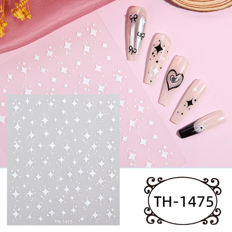 DIY Shiny Star Nail Art Sticker Adhesive Nail Art Star Nail Decal