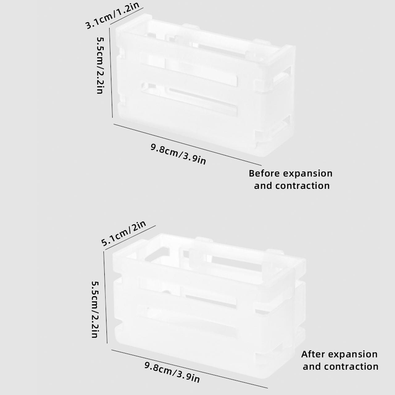 

Телескопический контейнер для хранения в холодильнике, органайзер для продуктов на боковую дверь холодильника, кухонный контейнер для овощей и фруктов чистый