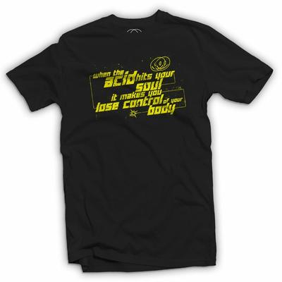 Dies ist Acid House T-Shirt - Rave Techno Old Skool Musik EDM