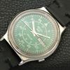 AUTOMATIC 7009A VINTAGE SEIKO 5 JAPAN MENS GREEN COLOR DIAL WATCH a701488-5 R206b-a701488