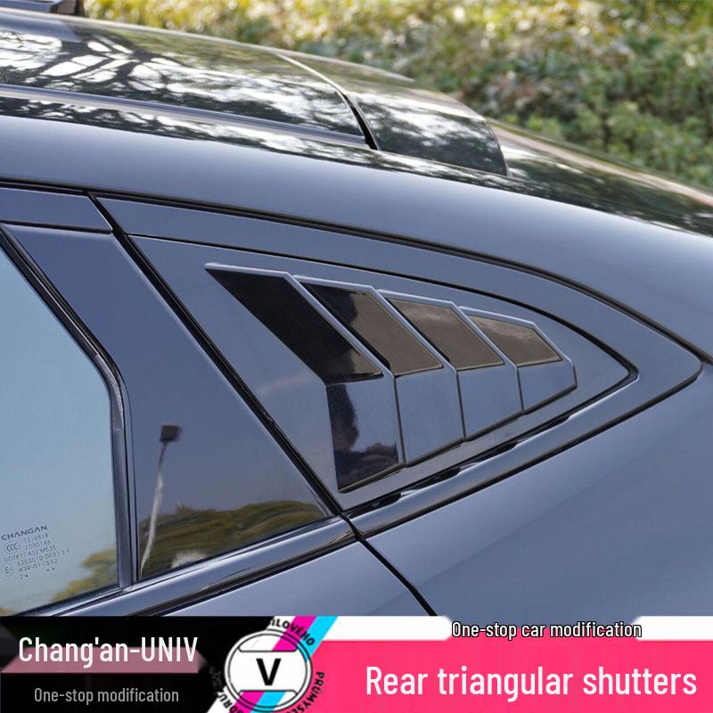 Changan UNIV Rear Triangle Window Trim Shark Gills Stickers