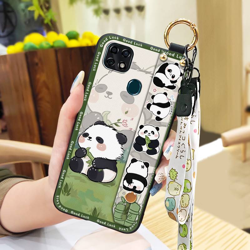 Kickstand Wrist Strap Phone Case For ZTE Blade V2020 Vita/Blade20 Smart/10 Smart Anti-knock Cartoon Soft case Waterproof