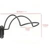 Wall Mounted Hat Helmet Gear Storage Rack For Home Organization Space Saving Iron Materials Display Holder