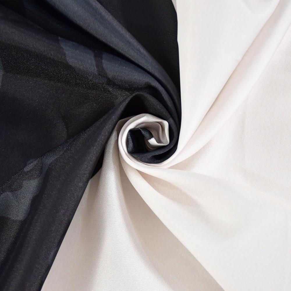 Bohemian Shower Curtain, Black Leaves Mid Century Shower Curtain Set For Bathroom, Modern Abstract Minimalist Fabric Bath Curtai